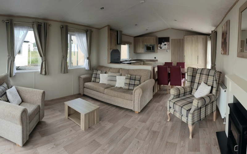 Salon mobil-home en Normandie