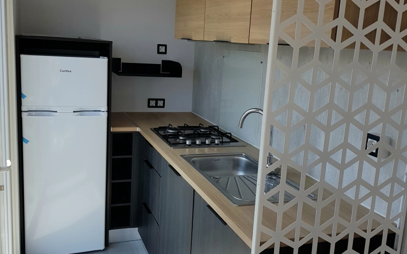 cuisine mobil-home en Normandie