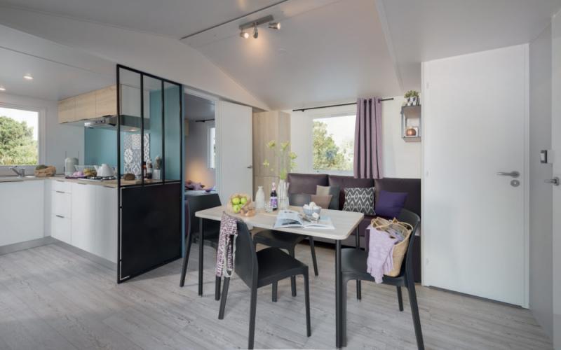 Grand large - intérieur  mobil-home en Normandie