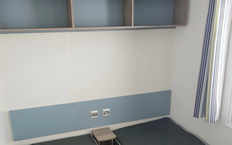 Chambre 3 mobil-home en Normandie