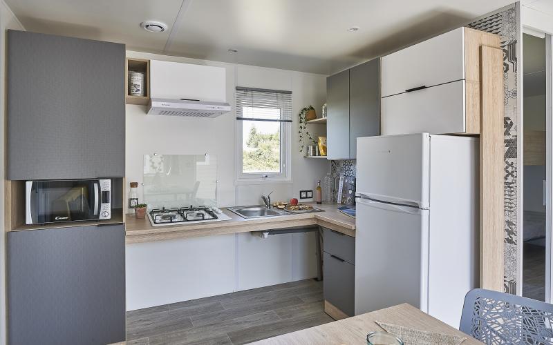 LODGE LO87PMR - cuisine mobil-home en Normandie