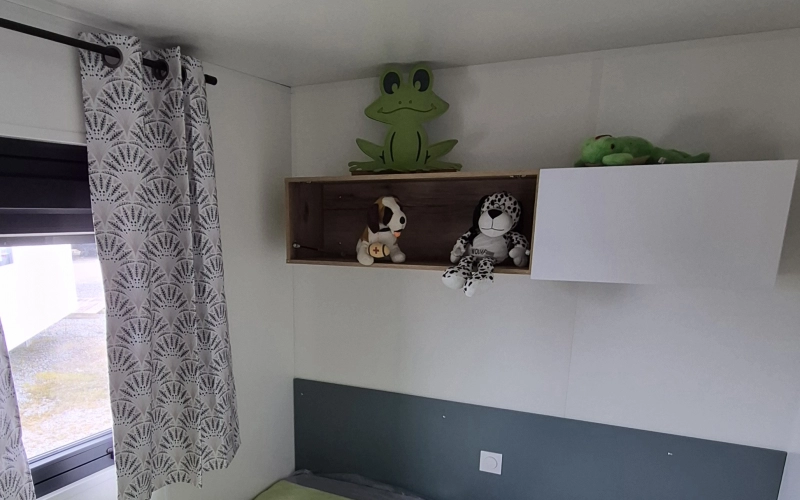 Chambre 2 mobil-home en Normandie