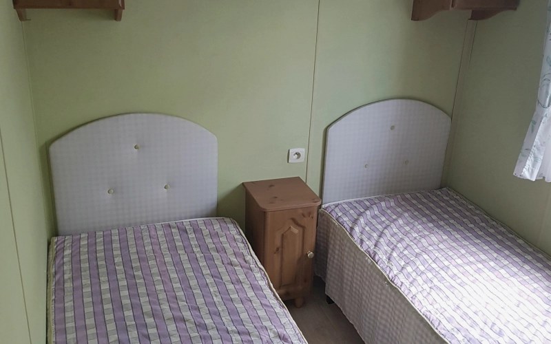 Chambre 2 mobil-home en Normandie