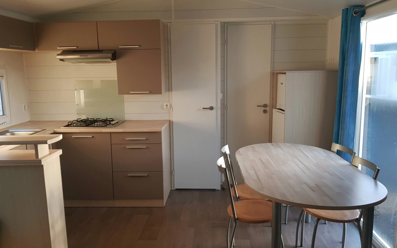 cuisine mobil-home en Normandie