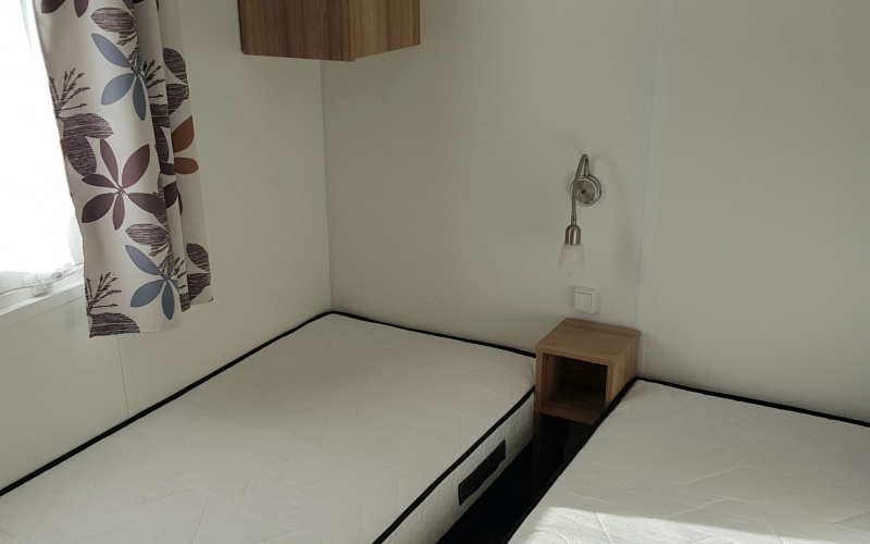 Chambre 3 mobil-home en Normandie