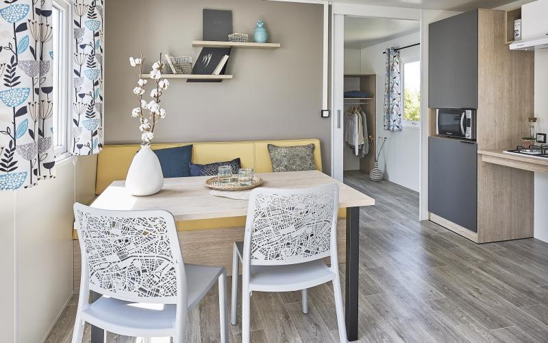 LODGE LO87PMR - salon mobil-home en Normandie