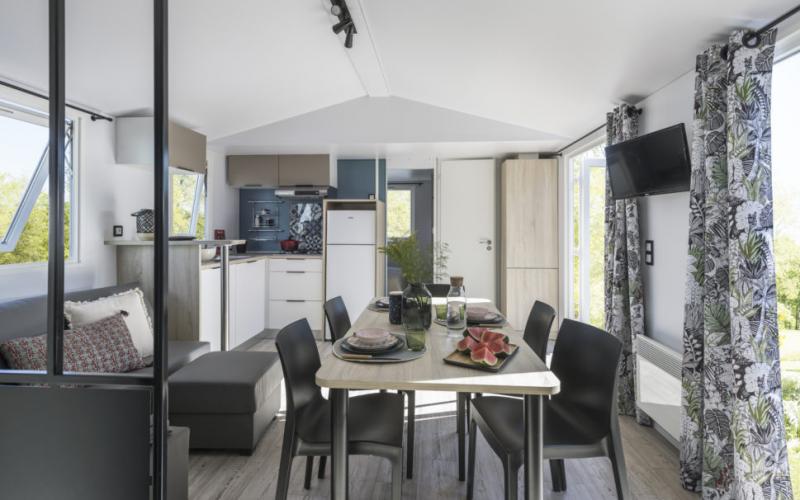 VACANCES CORAIL - Cuisine mobil-home en Normandie