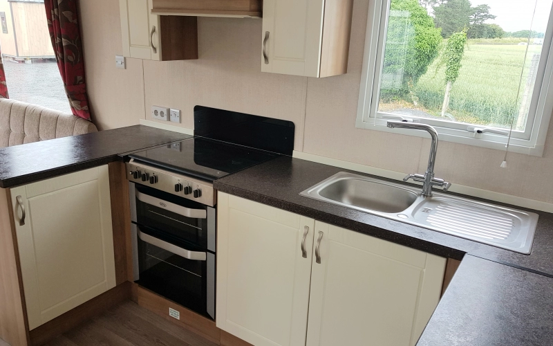 cuisine mobil-home en Normandie
