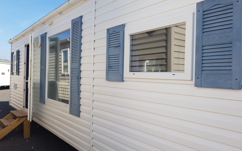 photo extérieur mobil-home en Normandie