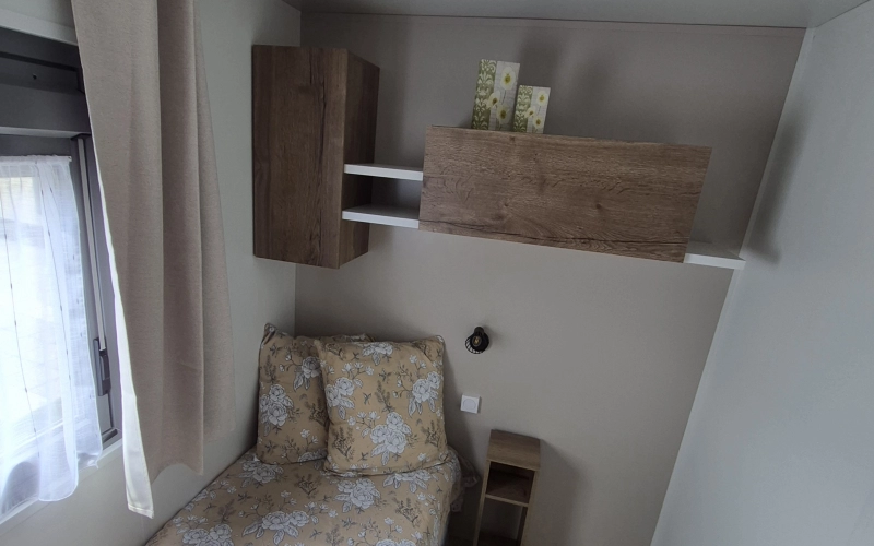 Chambre 3 mobil-home en Normandie