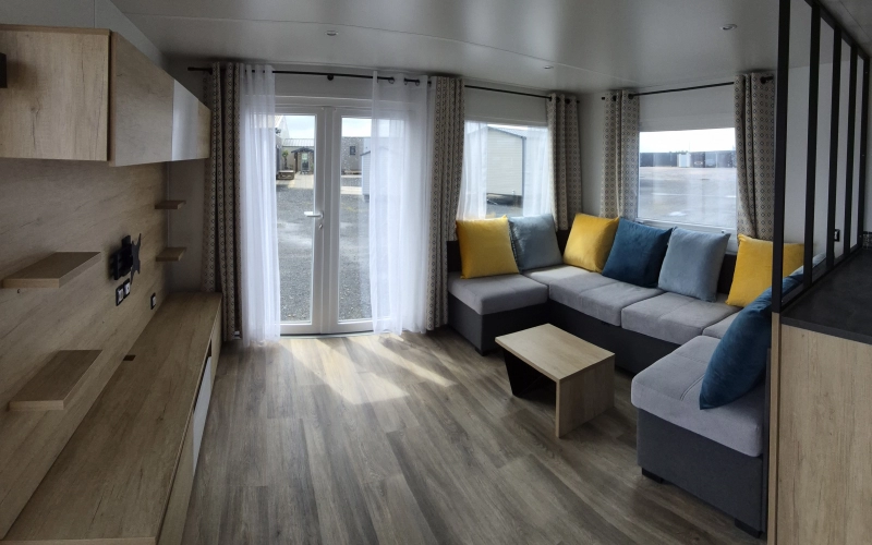 Salon mobil-home en Normandie