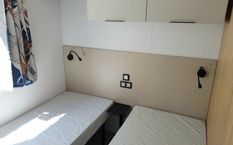 Chambre 3 mobil-home en Normandie