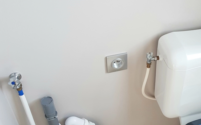 emplacement machine à laver mobil-home en Normandie