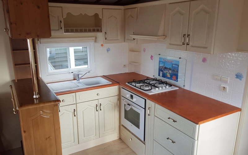 cuisine mobil-home en Normandie
