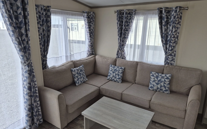 Salon mobil-home en Normandie