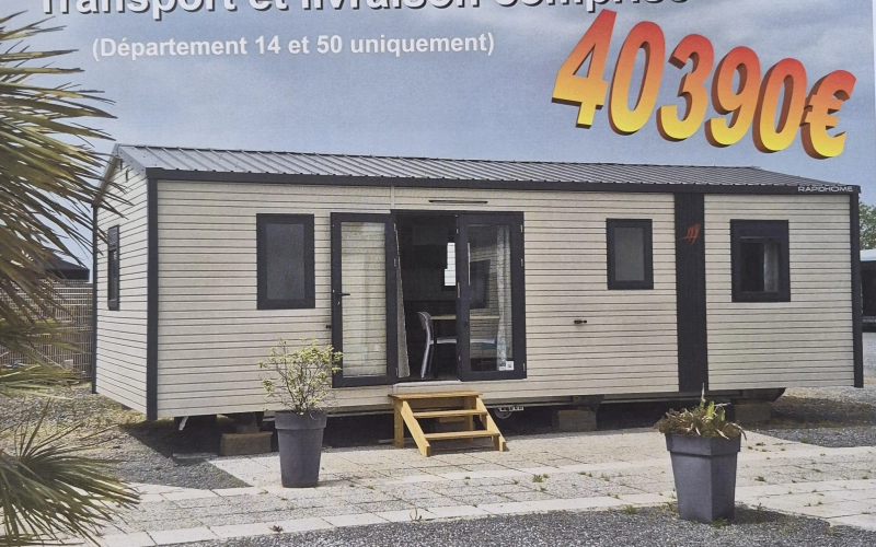 Photo extérieur mobil-home en Normandie