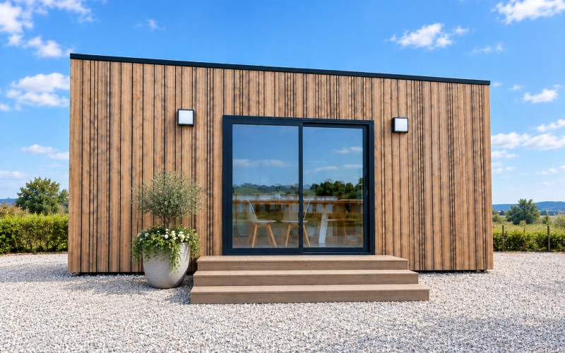 Photo extérieur mobil-home en Normandie