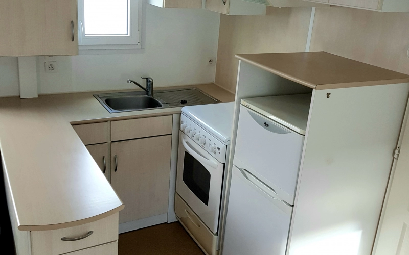 cuisine mobil-home en Normandie