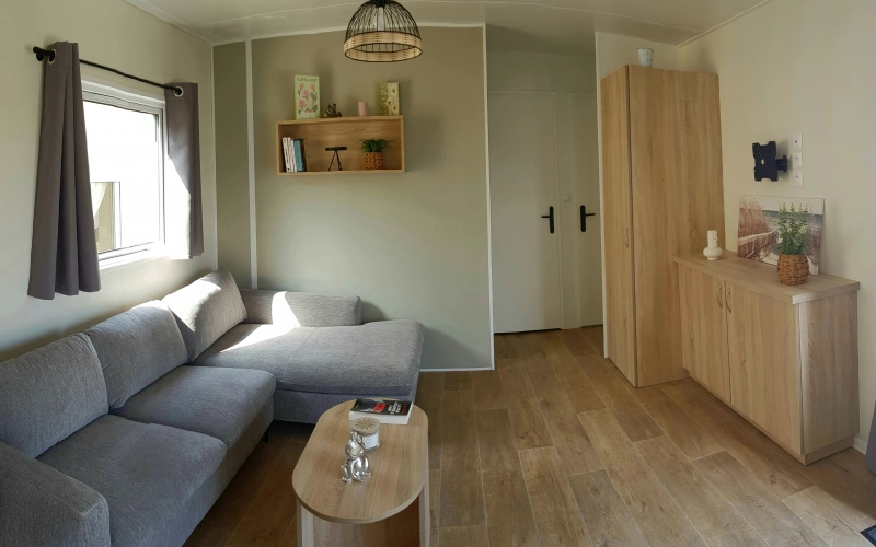 Salon mobil-home en Normandie