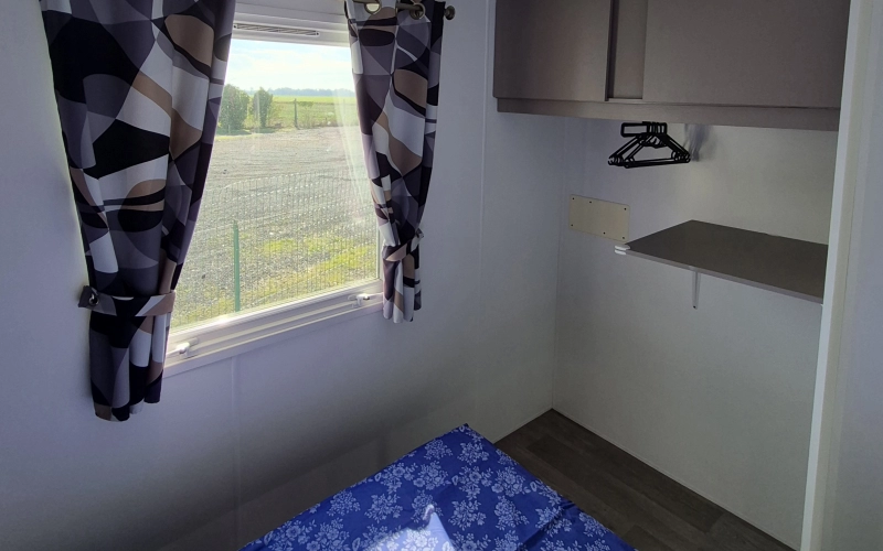 Chambre 1 mobil-home en Normandie