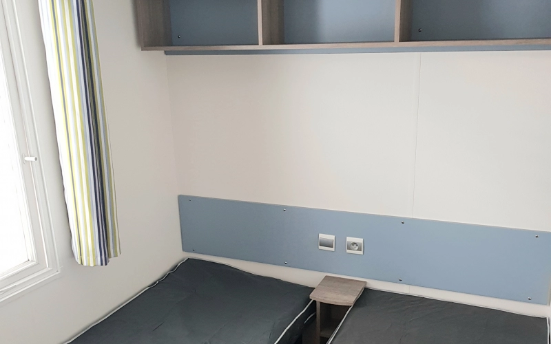 Chambre 2 mobil-home en Normandie