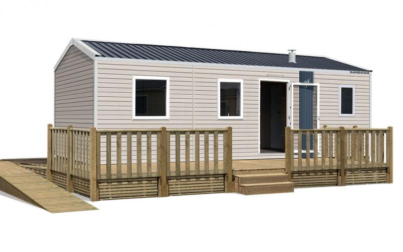 LODGE LO87PMR - extérieur mobil-home en Normandie