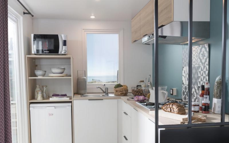 Grand large - cuisine mobil-home en Normandie