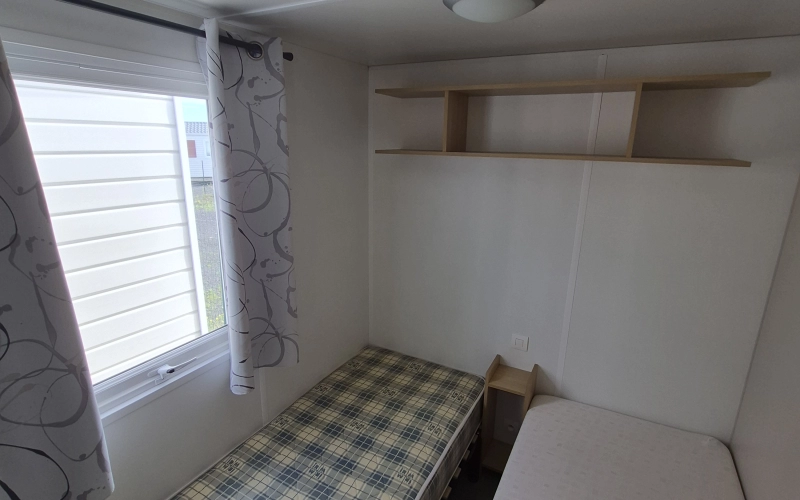 Chambre 2 mobil-home en Normandie