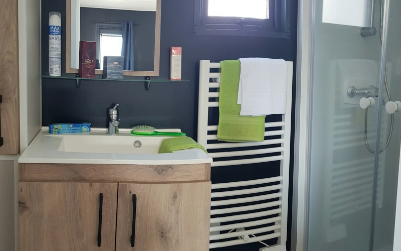 S.D.B mobil-home en Normandie