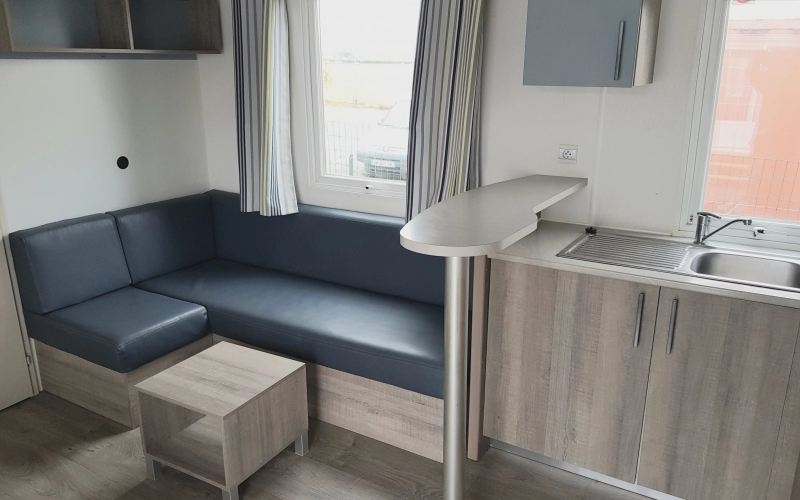 Salon mobil-home en Normandie
