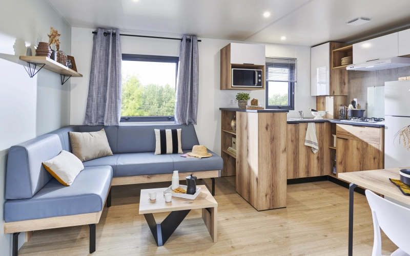 Salon mobil-home en Normandie