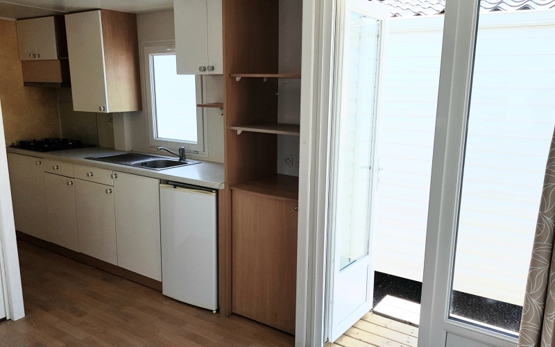 cuisine mobil-home en Normandie