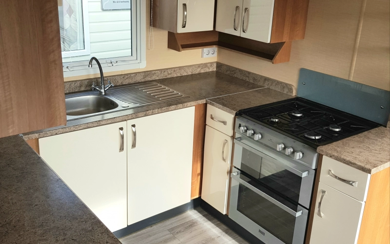 cuisine mobil-home en Normandie