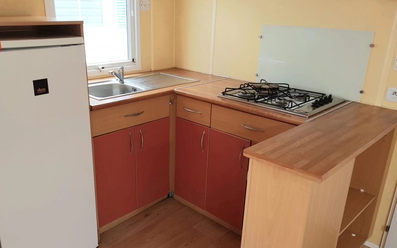 cuisine mobil-home en Normandie