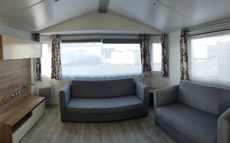 Salon mobil-home en Normandie