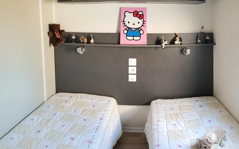 Chambre 2 mobil-home en Normandie
