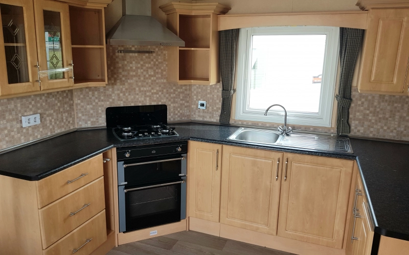 cuisine mobil-home en Normandie