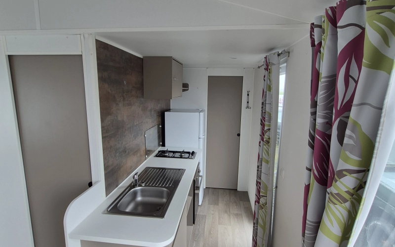 cuisine mobil-home en Normandie
