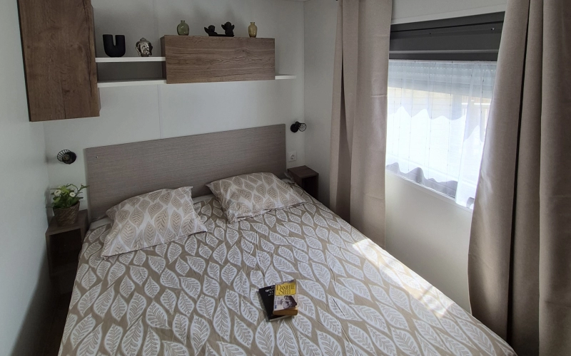 Chambre 1 mobil-home en Normandie