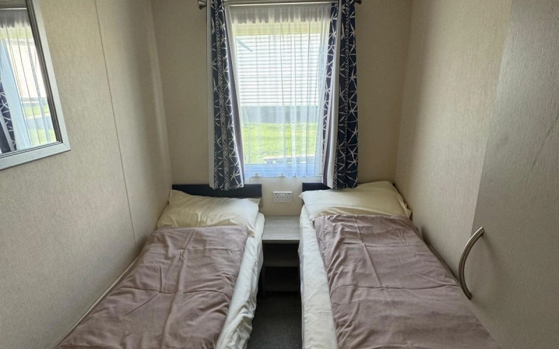 Chambre 2 mobil-home en Normandie