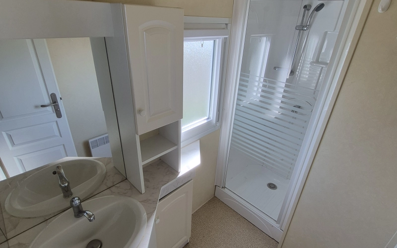 S.D.B mobil-home en Normandie