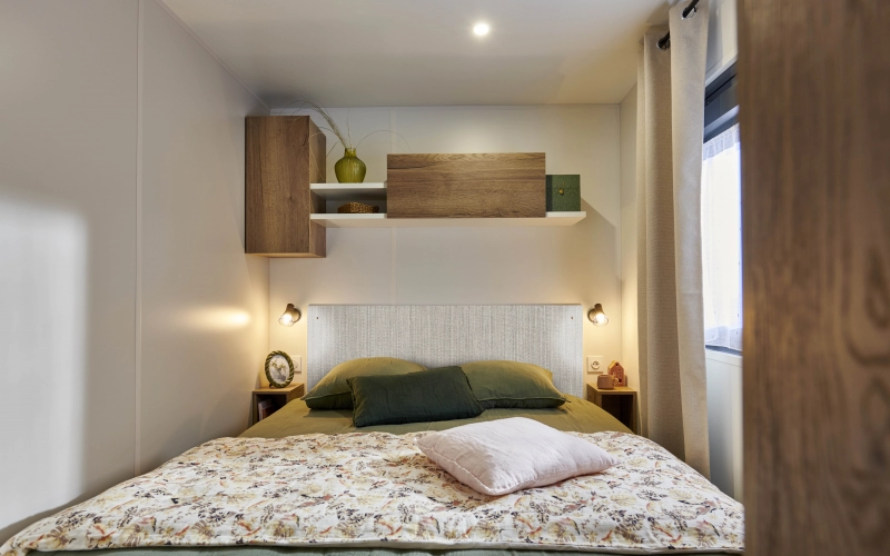 Chambre 1 mobil-home en Normandie