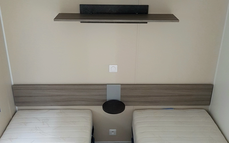 Chambre 2 mobil-home en Normandie