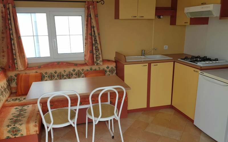 cuisine mobil-home en Normandie