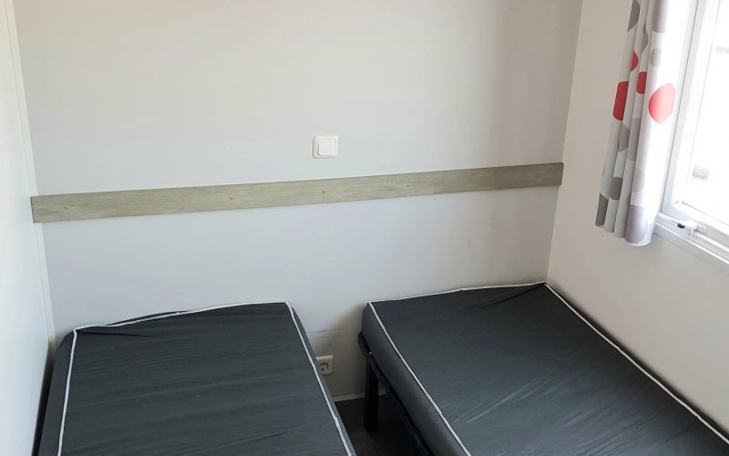 Chambre 3 mobil-home en Normandie