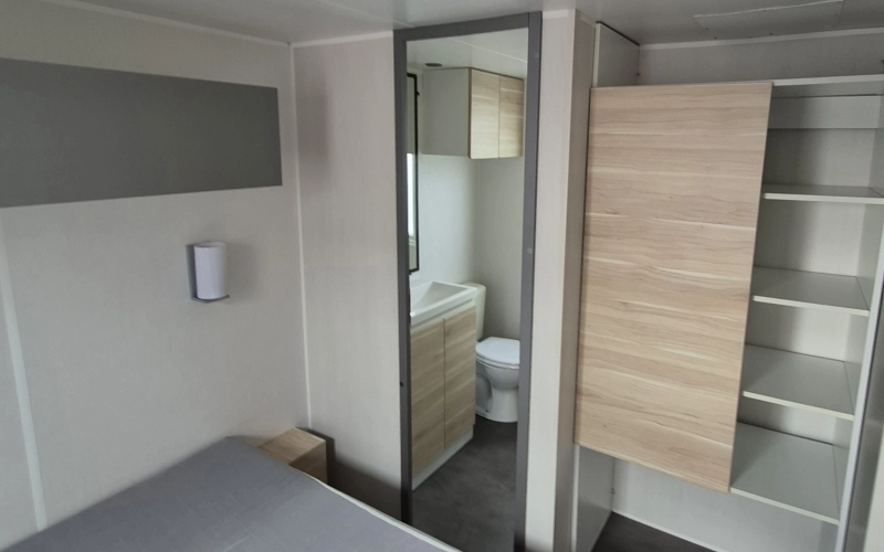 Chambre 1 mobil-home en Normandie