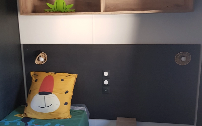 Chambre 2 mobil-home en Normandie