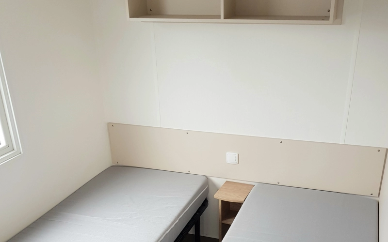 Chambre 2 mobil-home en Normandie