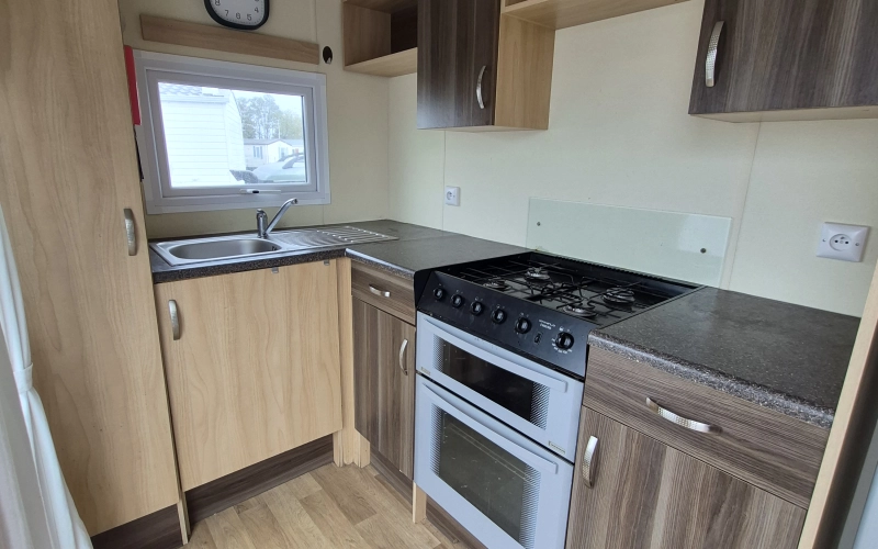 cuisine mobil-home en Normandie