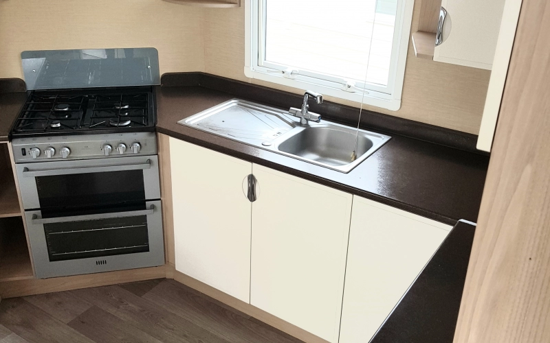 cuisine mobil-home en Normandie